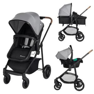 Chipolino Landau Estelle - Poussette Bébé - 2 en 1 - Landau avec berceau et  siège 