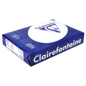Feuilles A4 blanches Clairefontaine 160 G/M² – 1 ramette - LEOboutique