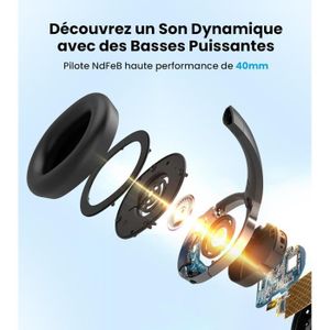 CASQUE - ÉCOUTEURS Casque sans Fil Edifier W600BT,Bluetooth V5.1,Appe