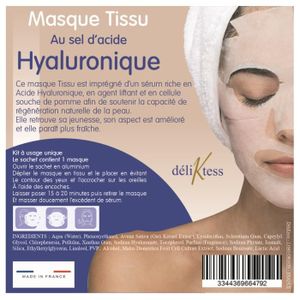 ANTI-ÂGE - ANTI-RIDE MFB Provence - Masque visage en tissu anti-âge - a