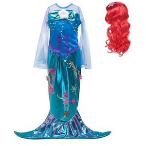 DÉGUISEMENT - PANOPLIE Filles Princesse Ariel Cosplay Costume Flare Manch