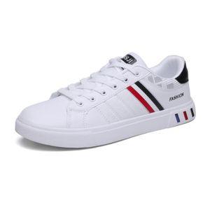 BASKET Chaussure Homme - FONDUPIN - Blanc - Lacets - Adul
