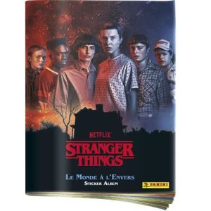 CARTE A COLLECTIONNER Album de stickers Stranger Things - 48 pages - PAN