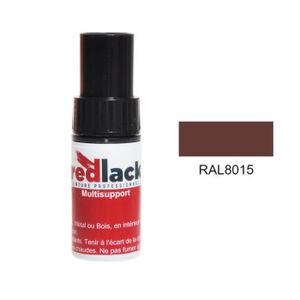 PEINTURE - VERNIS Redlack Peinture flacon retouche RAL 8015 Brillant multisupport