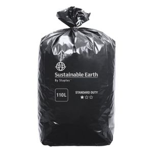 70/ Litre Kingfisher Sacs-Poubelle de qualit/é Noir Lot de 100