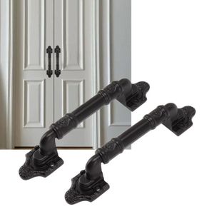 POIGNÉE DE PORTE SURENHAP poignée de porte noire Poignée de porte robuste, 2 pièces, Surface lisse, leviers de porte flexibles outillage porte