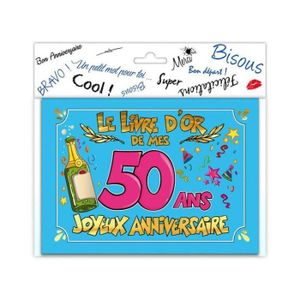 Livre D Or Anniversaire 50 Ans Cdiscount