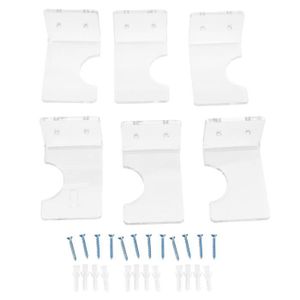 WIPHANY Support de rangement pour 12 cannes à pêche, pour mur ou plafond, en PVC, caoutchouc et acier, pour garage, cabane, sous-sol WIPHANY Support de rangement pour 12 cannes à pêche, pour mur ou plafond, en PVC, caoutchouc et acier, pour garage, cabane, sous-sol