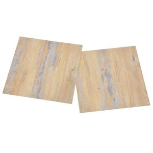 SOLS PVC HUA - Tapis | revêtements de sol - Planches de plancher autoadhésives 20 pcs PVC 1,86 m² Marron - YOSOO - DX17134