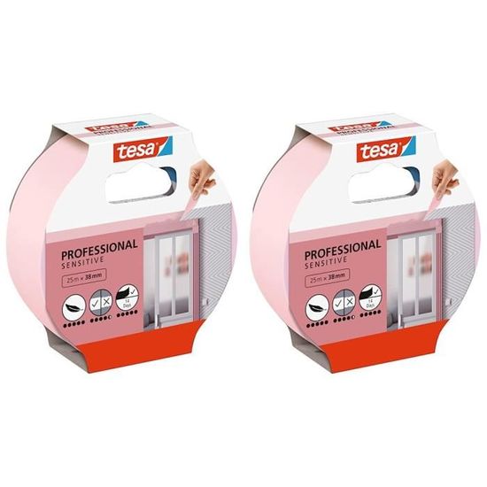 10X PAPIER DE MASQUAGE AVEC RUBAN ADHÉSIF CM 18X20 MT