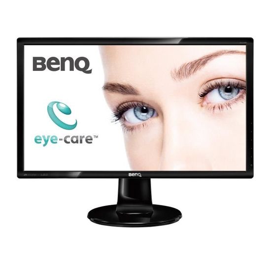 Écran PC BenQ GL2460 - 24" LCD-LED 1920 x 1080 - 2 ms - VGA-DVI-D - Noir
