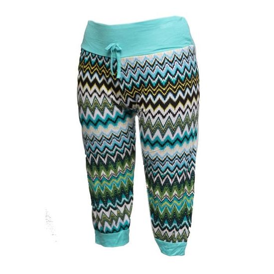 Bermuda Pantacourt Femme Coline - Noir - Taille S - Style Hippie Chic