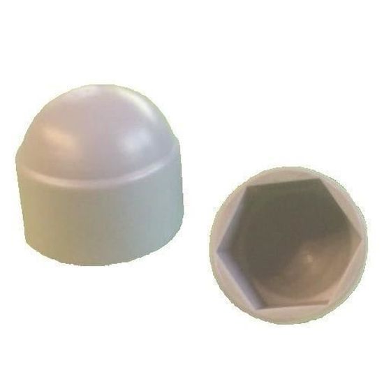 25 pièces M24 Hex hexagone en plastique étanche à la poussière gris dôme boulon ecrou Protection caches