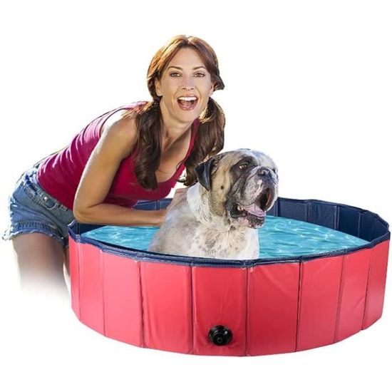 BingoPaw Piscine Chien Rigide Baignoire Pour Chien Pliable 80x20cm bingopaw-piscine-chien-rigide-baignoire-pour-chien-pliable-80x20cm