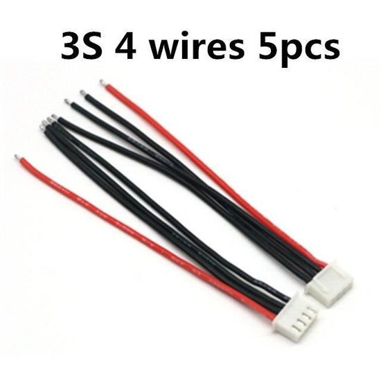 Pack 5 De Extensión Para Balance Lipo, Jst-xh 2s 200mm 22awg  Jm