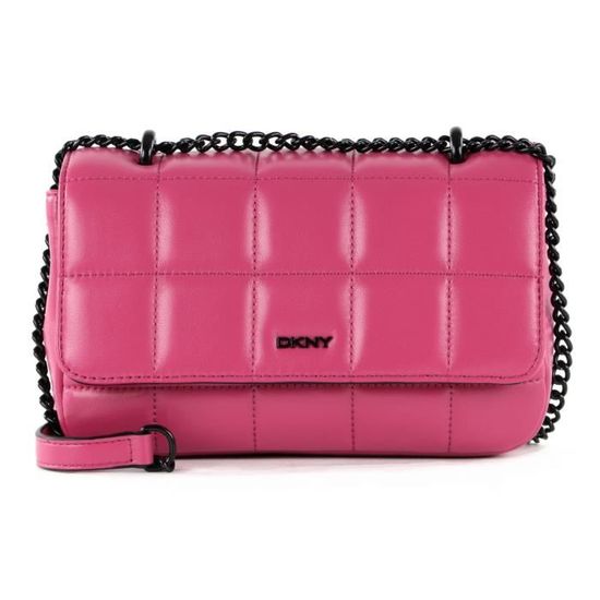 DKNY Queenie MD Shoulder Bag Lipstick Pink [156380] sac à épaule