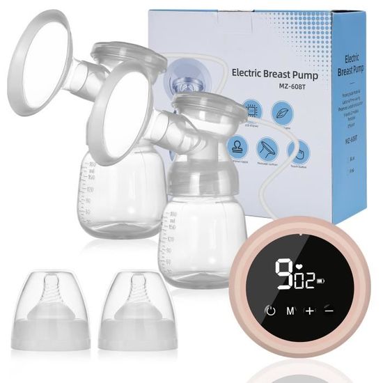MAMASHY Libera X2-2 Tire-Lait Électrique Main Libre Portable - Kit Double Avec 6 Brides Incluses