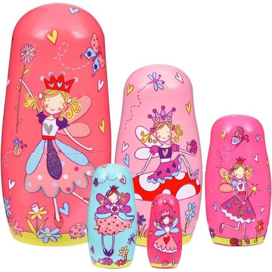 Poupées Russes Emboîtables – Lapins Peints à La Main Par Simonova – Artisanat Traditionnel