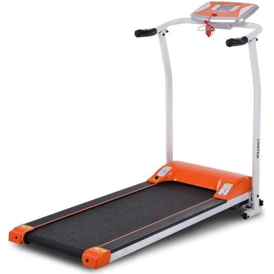 LONTEK Tapis de Course PliableTreadmill 10km/h Moteur 1.5CV