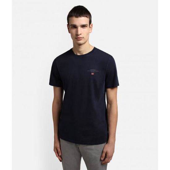 T shirt uomo napapijri selbas np0a4gbq 176 blu marine Napapijri