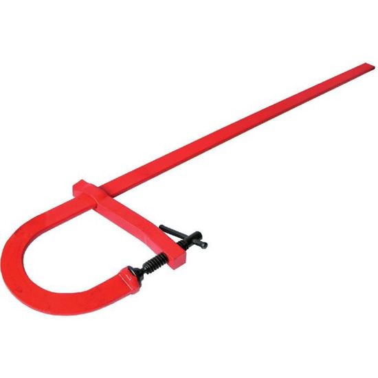 Serre-Joint De Maçon OCAI - Acier Dur, Saillie 135 Mm, Longueur 100 Cm, Serrage 80 Cm
