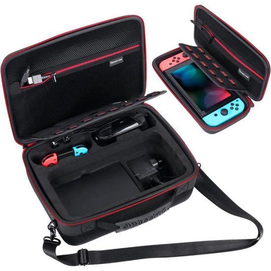 Housse De Transport Pour Nintendo Switch – Occasion, Quelques Marques D'usure, Fonctionnelle