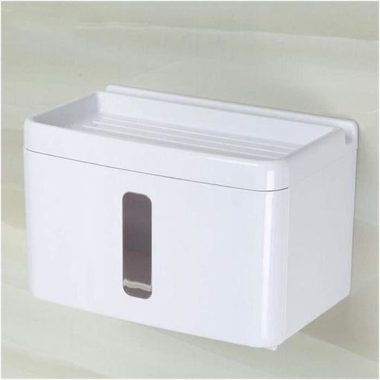 Porte Rouleau Papier Toilette Auto-adhésif Support Avec Boît