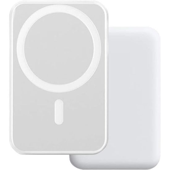 Batterie Externe, 5000mAh Magnetic Powerbank Fonction De Charge Rapide