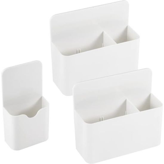 Lunaanda Lot de 2 Boîtes de Rangement Magnétiques, Porte-Stylo Magnétique, pour Ranger Marqueurs, Fournitures Scolaires, Convient pour la Maison, le Bureau, le Réfrigérateur, le Micro-Ondes (Grand Lunaanda Lot de 2 Boîtes de Rangement Magnétiques, Porte-Stylo Magnétique, pour Ranger Marqueurs, Fournitures Scolaires, Convient pour la Maison, le Bureau, le Réfrigérateur, le Micro-Ondes (Grand