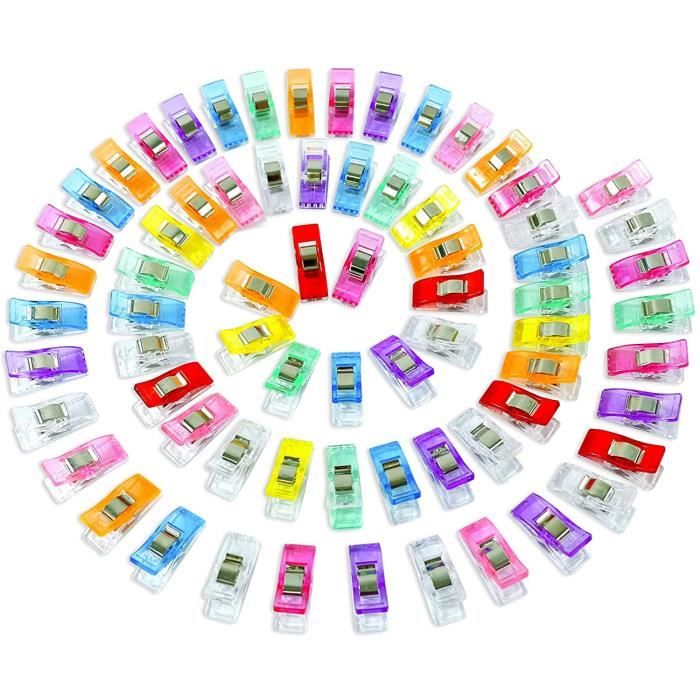 40 Clips En Silicone Colorés Pour Bobines De Fil - Organisez Vos Canettes De Couture Facilement