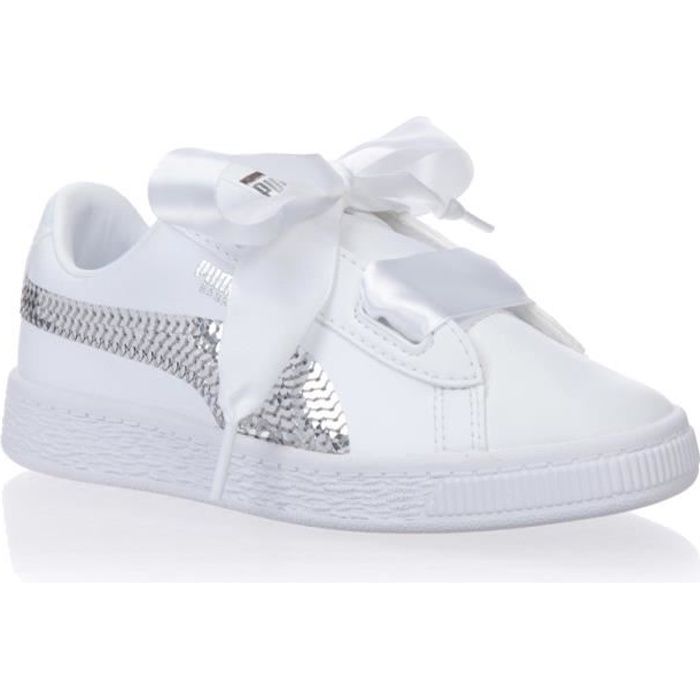 puma blanche fille