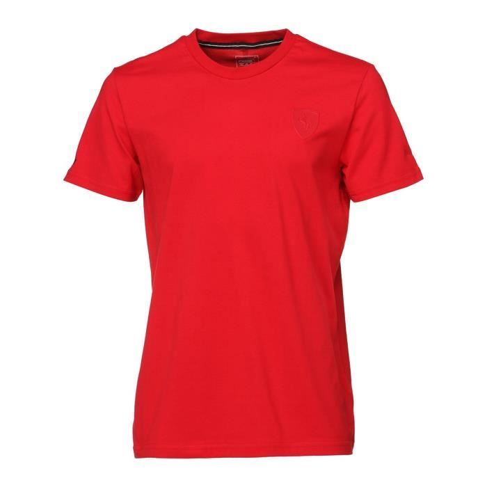 tee shirt puma homme rouge