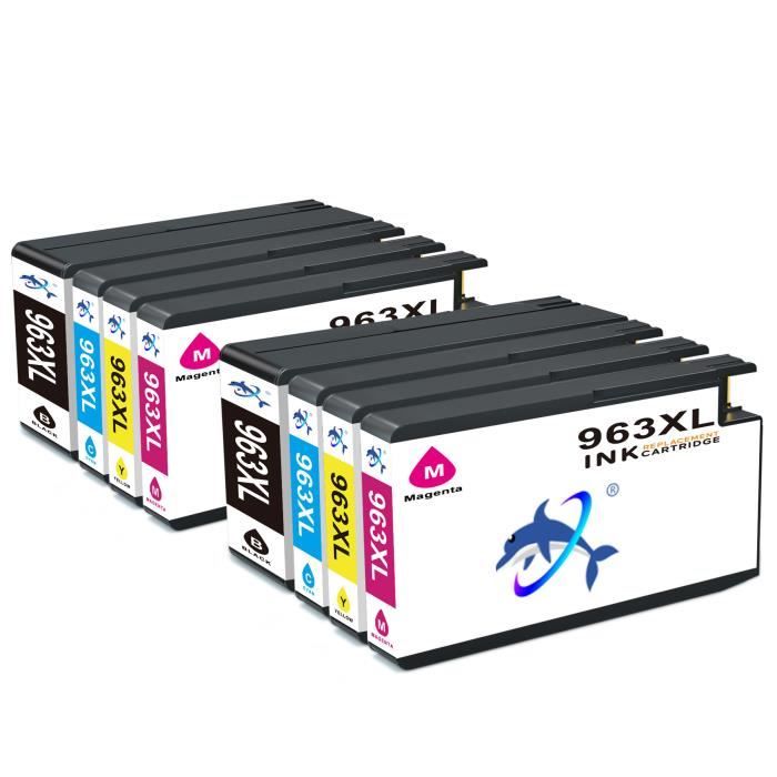 MOOHO 2 Schwarz 963 XL Für HP 963 Multipack 963XL Tintenpatrone Kompatible Fuer Hp Officejet Pro 9010 9012 9014 9015 9016 9018 9019 9020 9022 9025 Serie Drucker S0k7q0r0