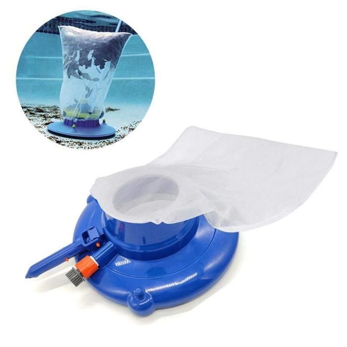 Aspirateur Piscine Tête d'aspiration à Nettoyage avec poignée Outils de nettoyage de piscine en filet Tête d'aspiration de piscine