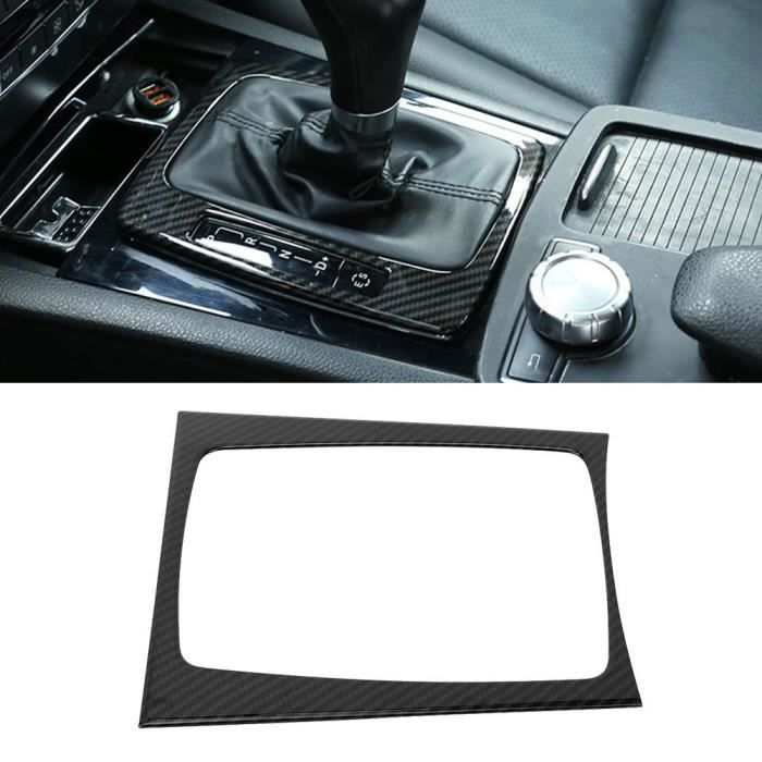 Eiffel Panneau de changement de vitesse de texture de fibre de carbone adapté pour Mercedes Benz C GLK classe W204 08-13