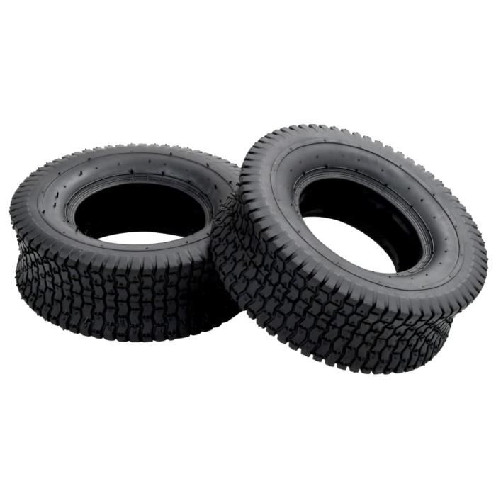 INGSHOP© Pneus de brouette 2 pcs 13x5.00-6 4PR Caoutchouc