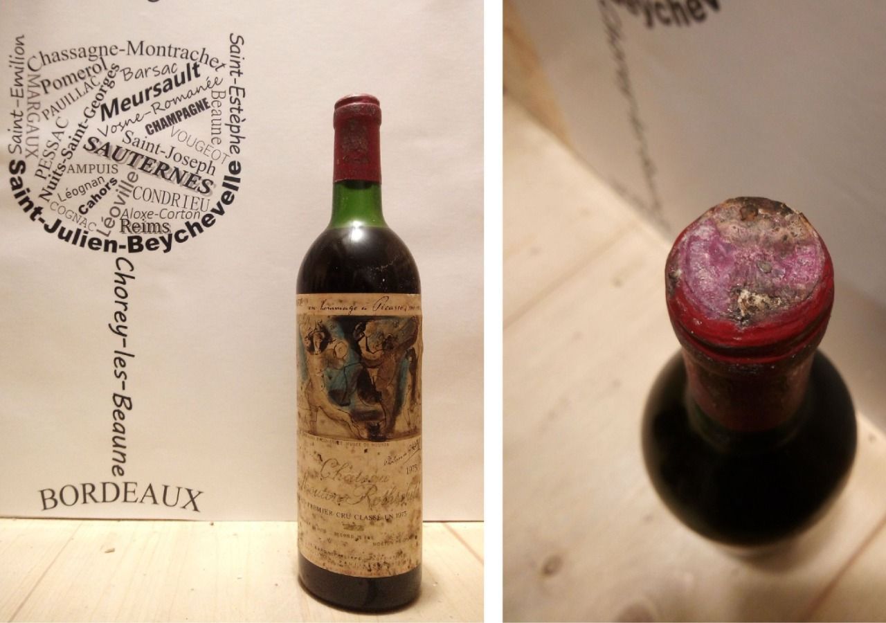 Château Mouton Rothschild 1973 - Pauillac - 1er Grand Cru Classé - 1 x 75 cl - Rouge
