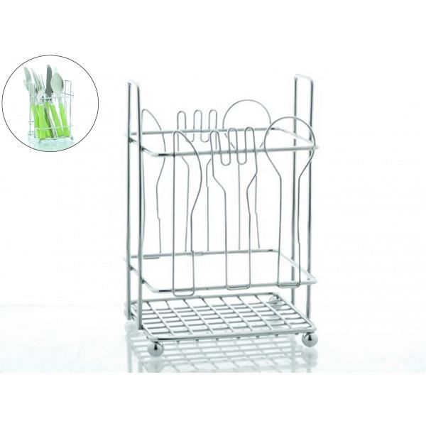 Porte ustensiles de cuisine design Couverts métal