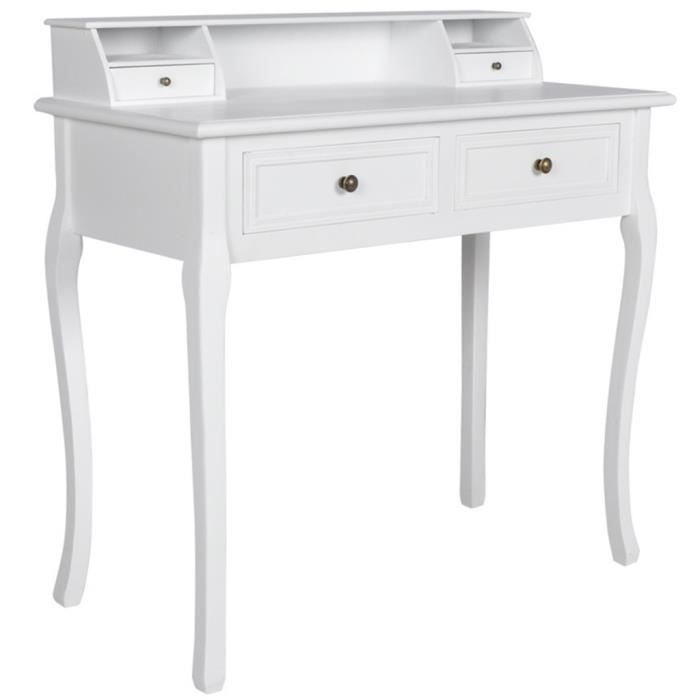 Coiffeuse blanche style baroque -