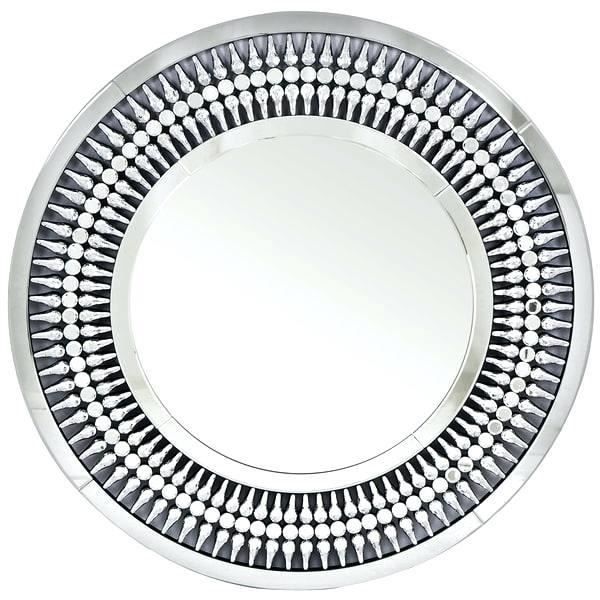 Miroir argenté design en bois mdf et verre L. 100 x P. 3 x H. 100 cm collection BOSARO VIV-96604 Argenté