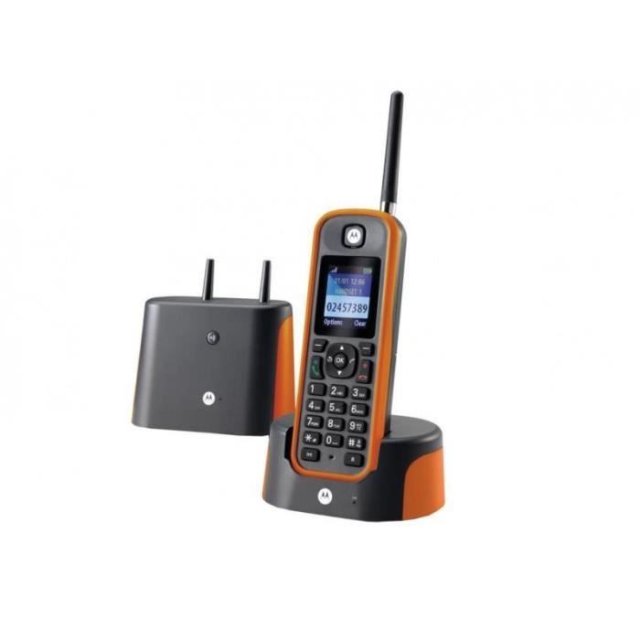 Téléphone sans fil Motorola O201 Orange