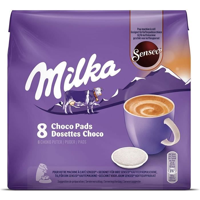 Senseo Milka Chocolat 80 Dosettes (lot de 10 x 8)