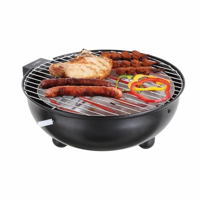 DOMOCLIP DOC170N Barbecue électrique de table Noir