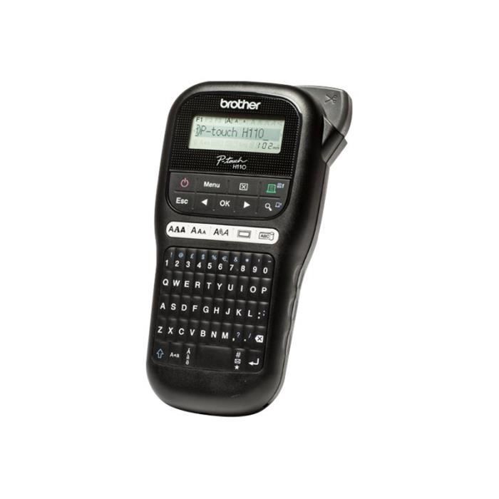 Brother P-Touch PT-H110 Étiqueteuse monochrome transfert thermique Rouleau (1,2 cm) 180 dpi jusqu'à 20 mm-sec impression par 2…
