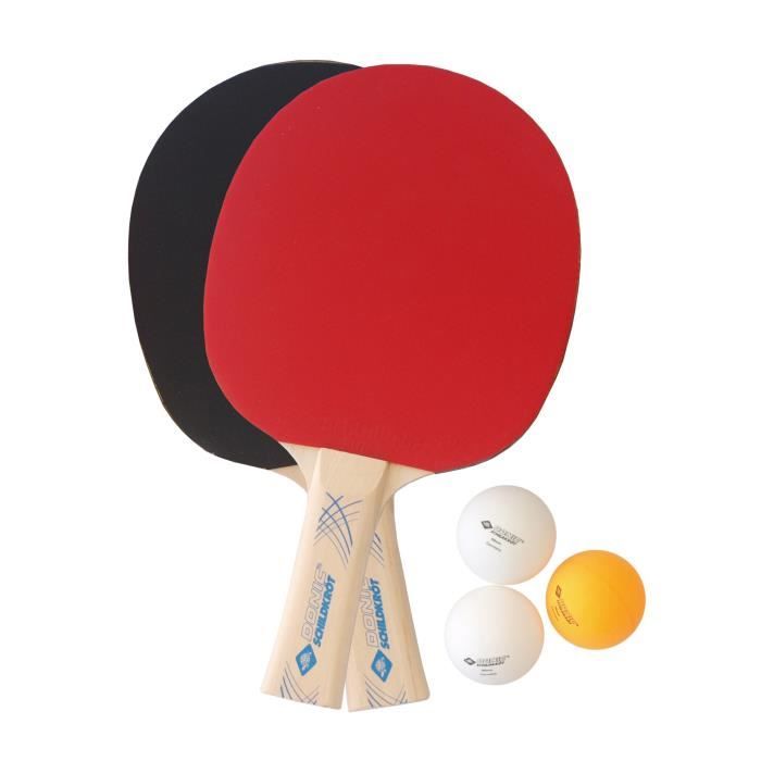 DONIC SCHILDKRÖT Lot de 2 raquettes de tennis de table Level 400 Set
