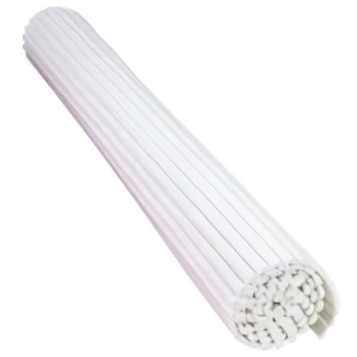 Lifetime tapis de bain antidérapant 90 x 65 cm coton blanc