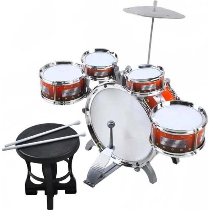 MonMobilierDesign Batterie musicale pour enfant