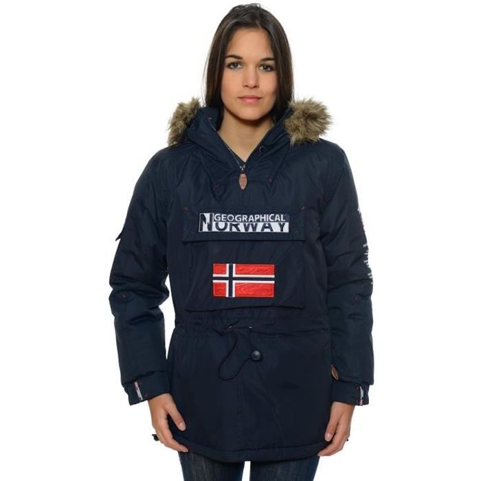 Parka Femme Geographical Norway Bulbeuse Marine