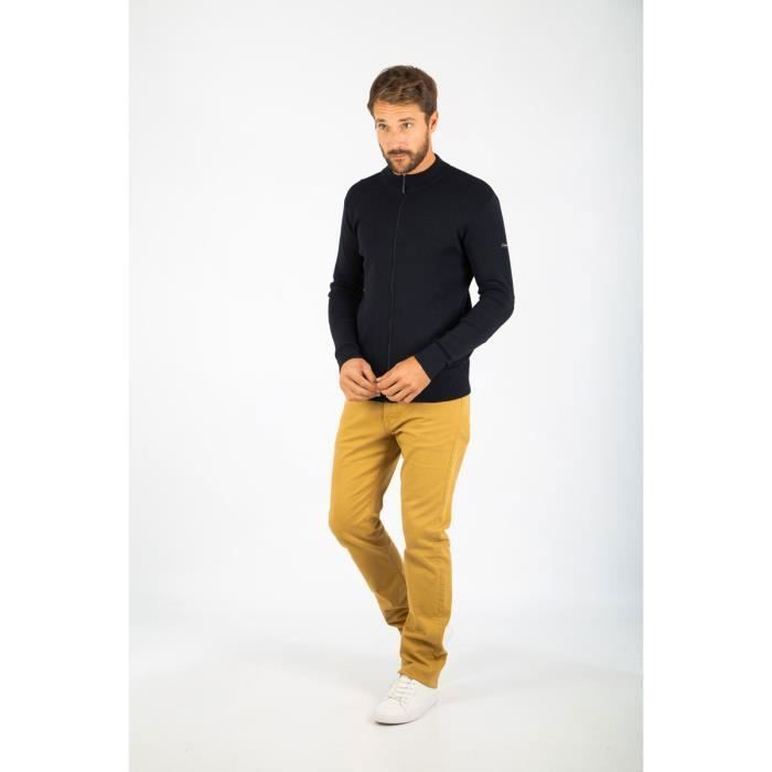 ARMORLUX - Cardigan zippé ERDEVEN - Rich navy - Homme