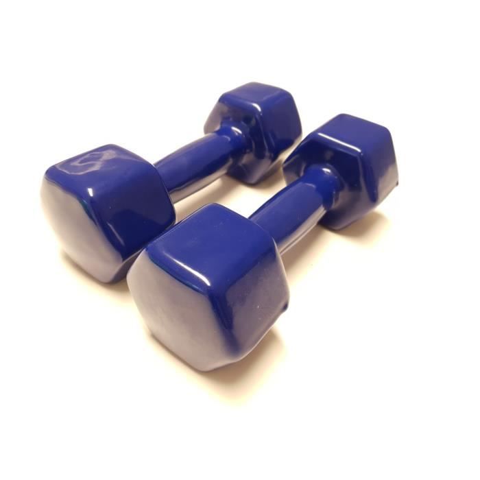 Paire d'haltères de musculation Vinyl - 2x5kg